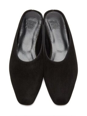 Maryam Nassir Zadeh Black Suede Mules